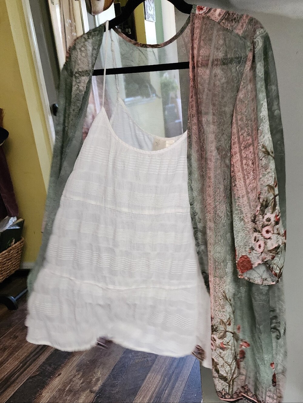 Eloise White Tiered Sleeveless Tank Top Tiered Boho Peasant